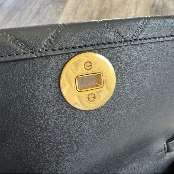 Tory Burch Mini Georgia Turnlock Chain - Quilt Pattern Embossing Leather Bag - Picture 8 of 13